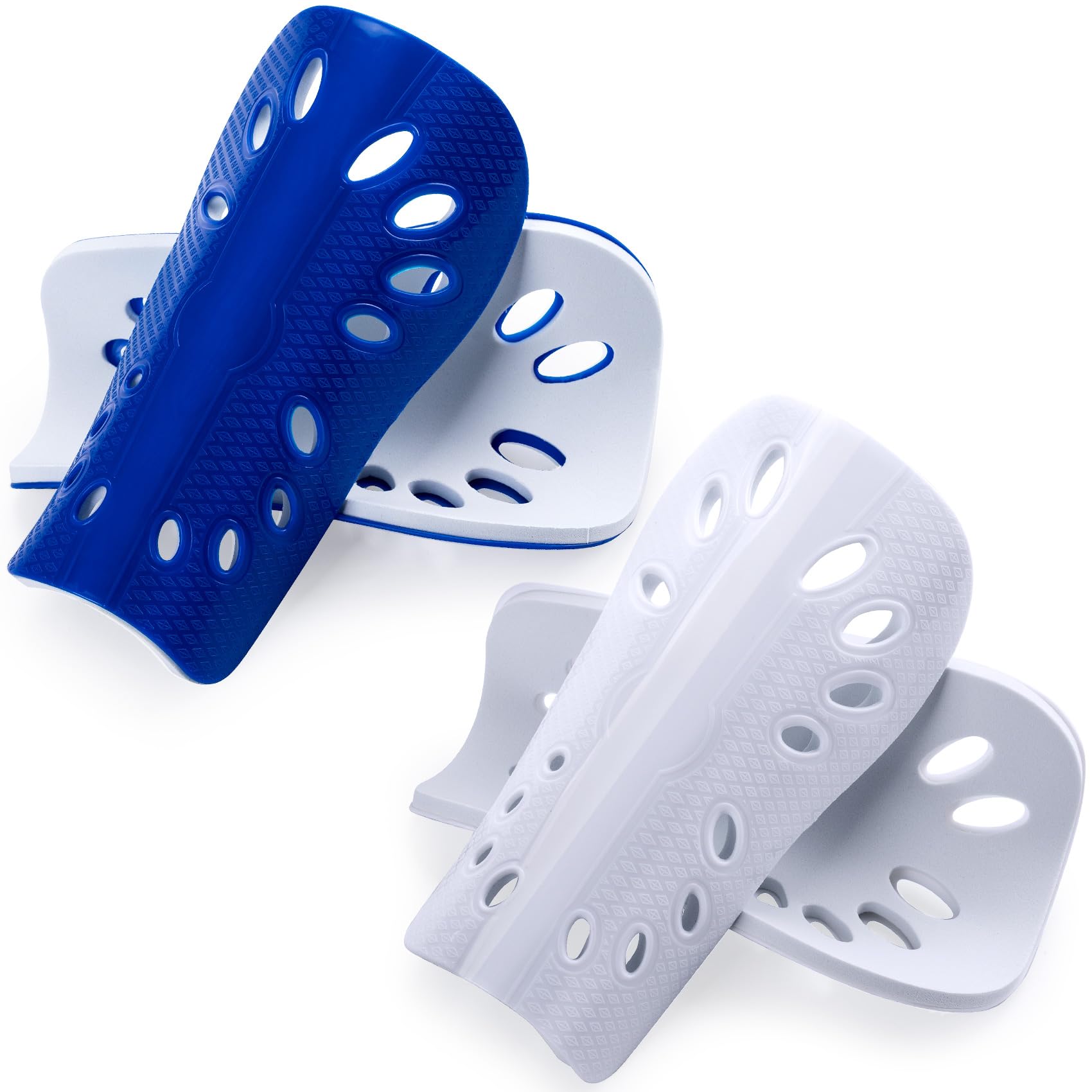 Ancirs 2 Pairs Soccer Shin Guards For Youth, Breathable Shin Guard Sleeves Football Games, Eva Cushion Calf Protective Gear For