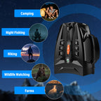 Night Vision Goggles, Derosko 4K Night Vision Binoculars with 4 HD Screen, 10X Digital Zoom Infrared Binoculars with 5000mAh Bat