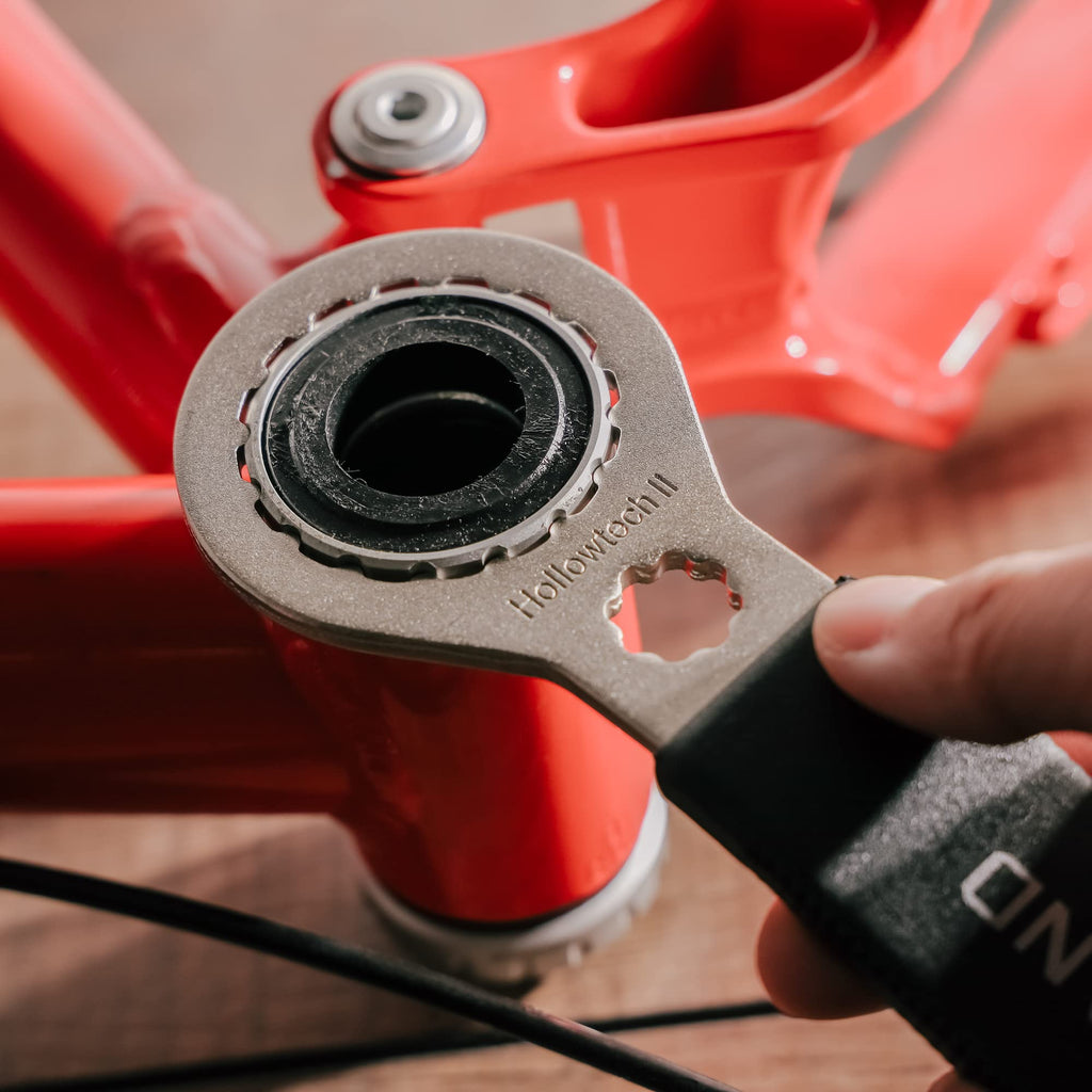 Bikehand Bicycle Bike External Bottom Bracket Install Removal Tool Compatible With Shimano Hollowtech Ii And New Bb9000 Type