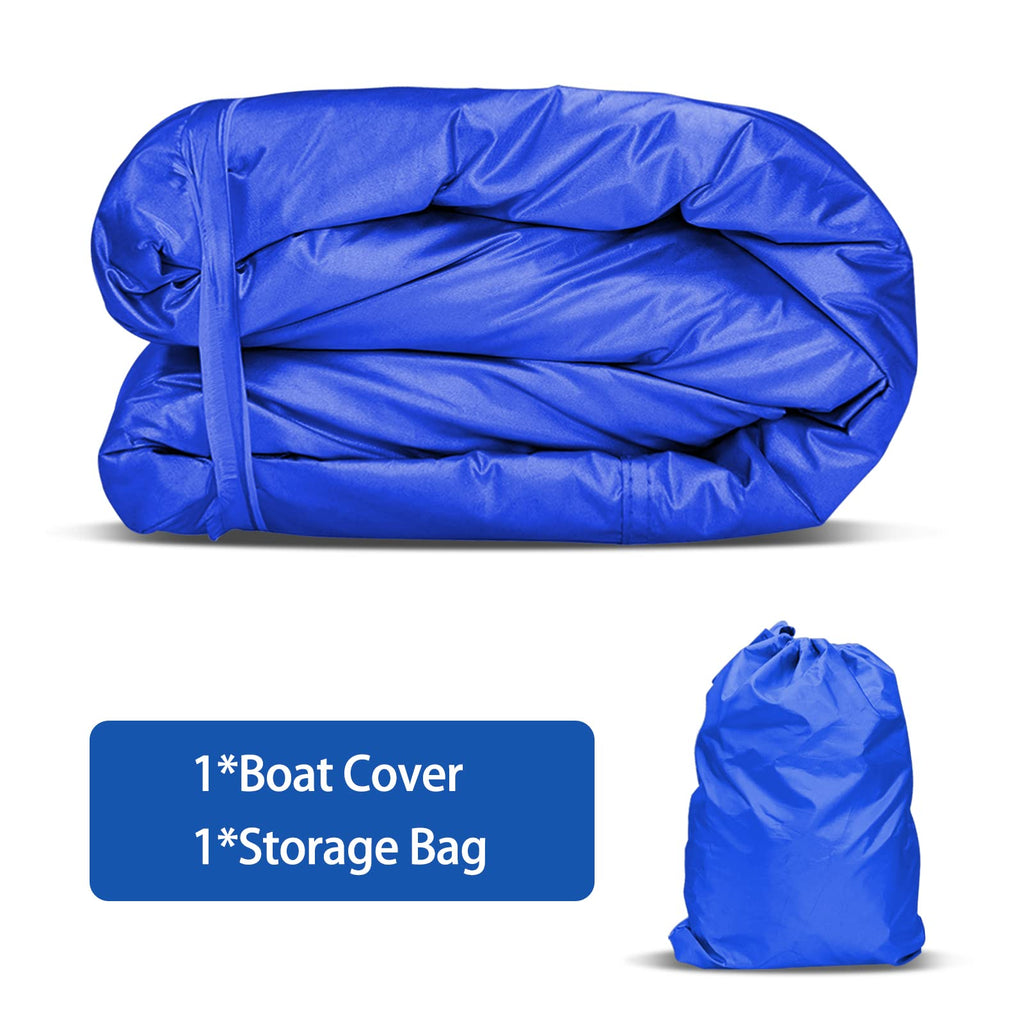 Icover Pedal Boat Cover, Fits 3 Or 5 Person Paddle Boat Water Proof Heavy Duty Boat Cover, Blue
