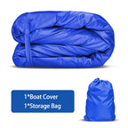 Icover Pedal Boat Cover, Fits 3 Or 5 Person Paddle Boat Water Proof Heavy Duty Boat Cover, Blue