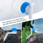 Gowithwind Collapsible Water Container Jug With Spigot, 2 Packs 5.3 Gallon Bpa Free Camping Water Storage Carrier For Outdoor Hi
