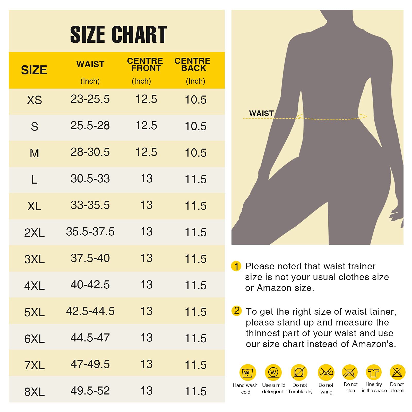 Wonder-Beauty Waist Trainer For Women Plus Size Two Neoprene Workout Corset Cincher Trimmer Sauna Belt With Zipper