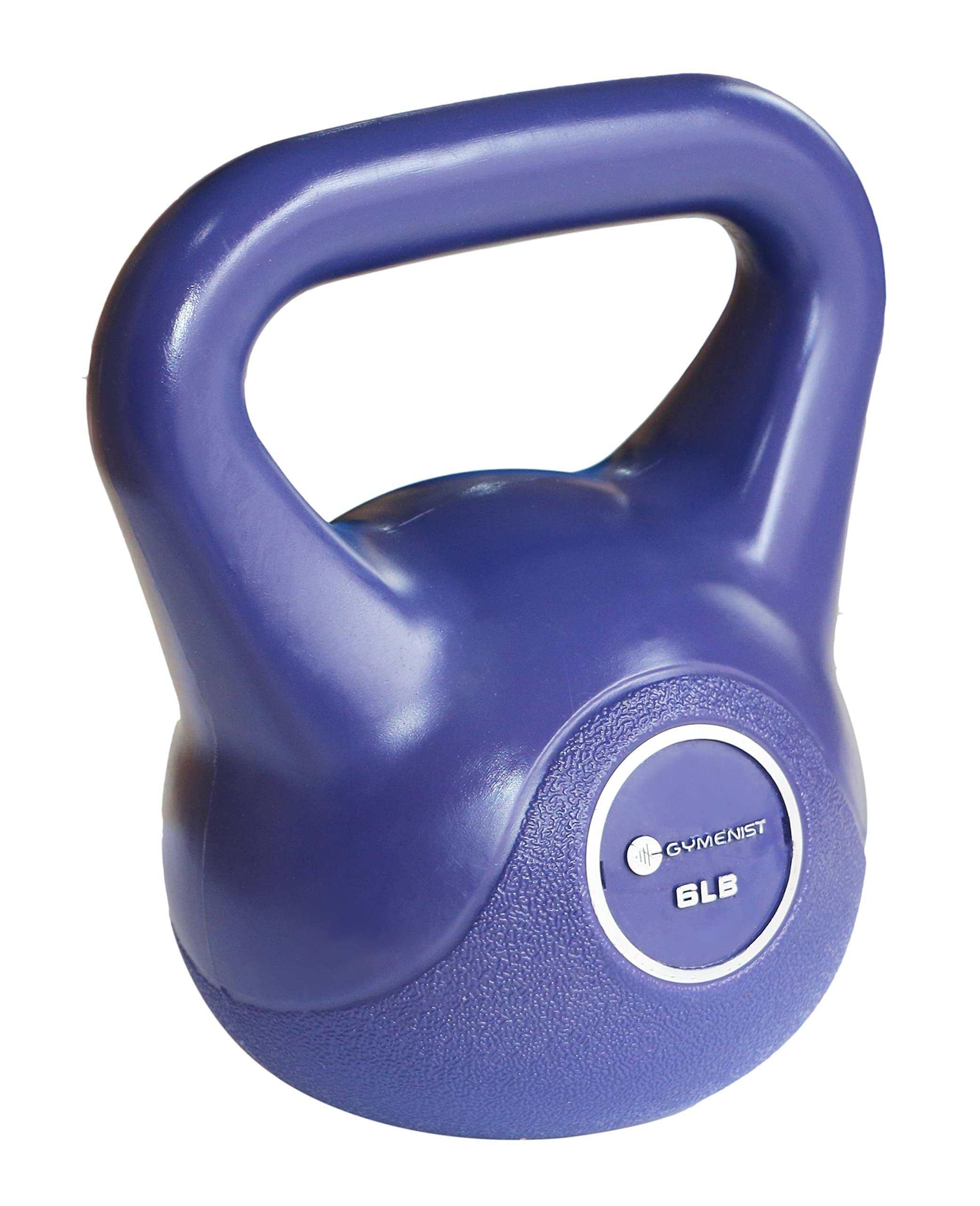 Gymenist Exercise Kettlebell Fitness Workout Body Equipment Choose Your Weight Size (6 Lb)