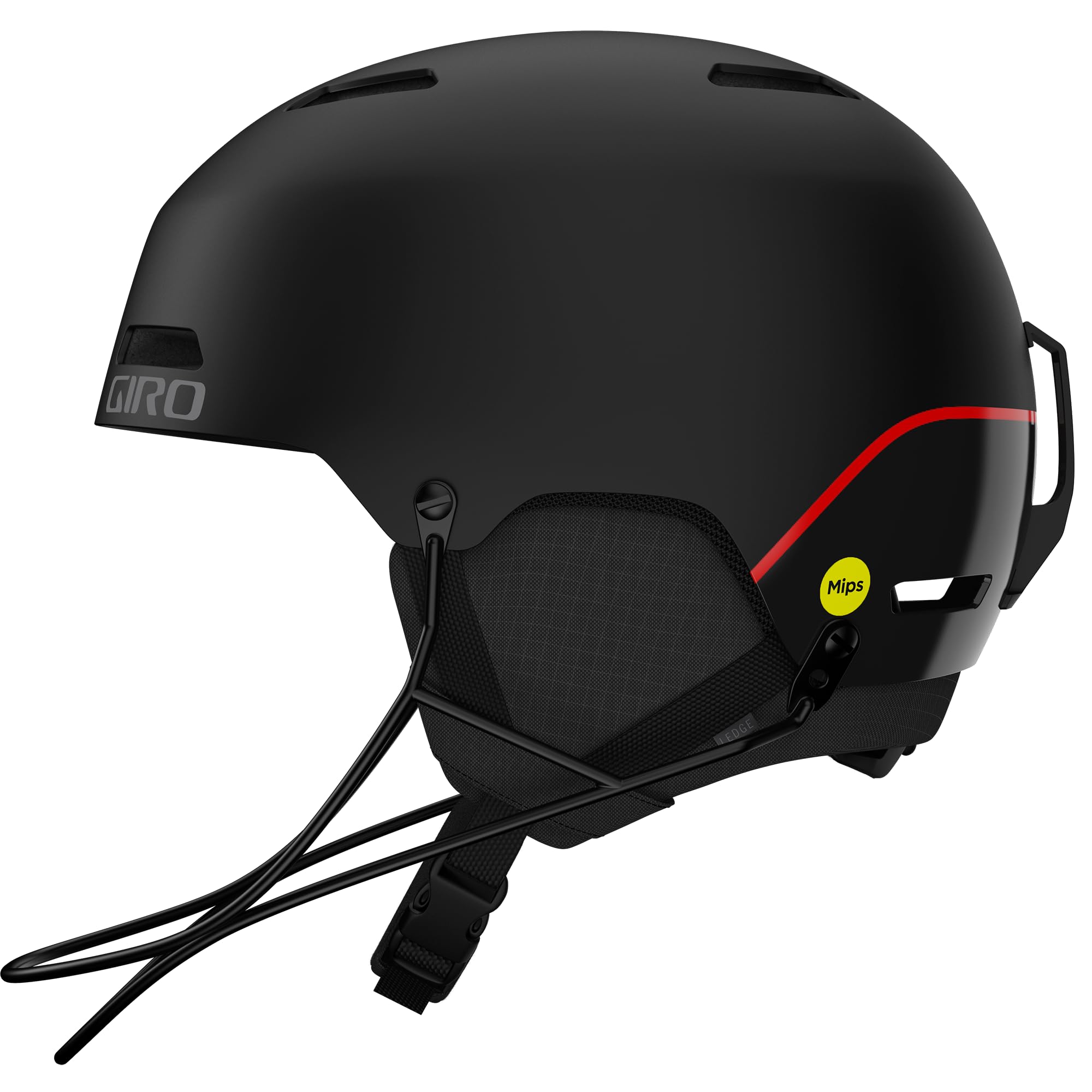 Giro Ledge SL MIPS Ski Race Helmet for Men, Women & Youth - Matte Black - M (55.5-59 cm)