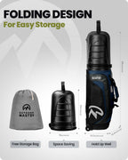Outdoormaster Golf Travel Bags For Airlines With Wheels And Hard Case Top, Protect Golf Clubs, Lightweight And Easy To Maneuver,