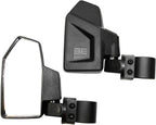 Bevel Engineering Utv Rear View Side Mirror Kit (2 Pack) - Fits With 16 - 2 Round Roll Cage Bar - Break Away And Adjustable - Hi