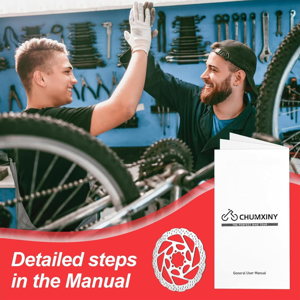 Chumxiny Brake Bleed Kit For Shimano Hydraulic Brakes, Mountain Bike Brake Bleeder Kit Including 300Ml Mineral Brake Fluid, Clea