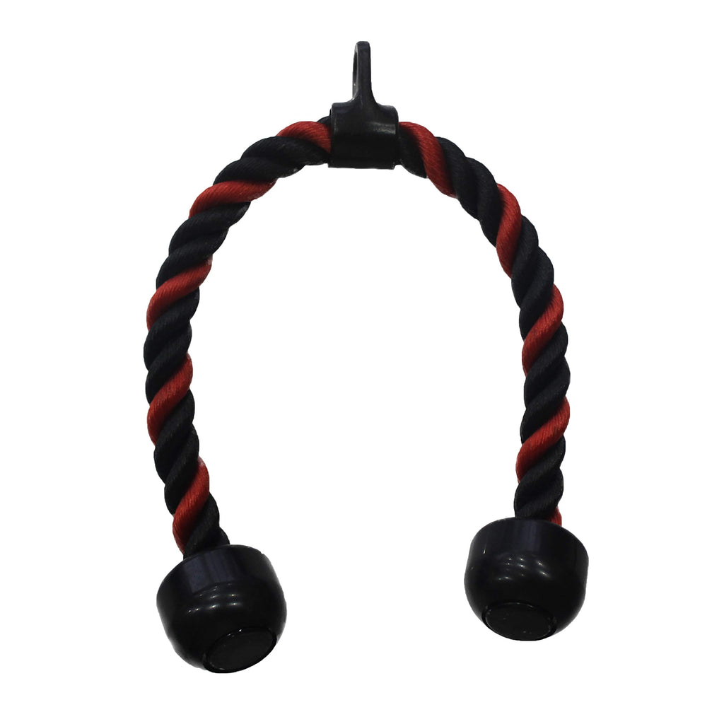 Cap Barbell Deluxe Triceps Rope, Red/Black
