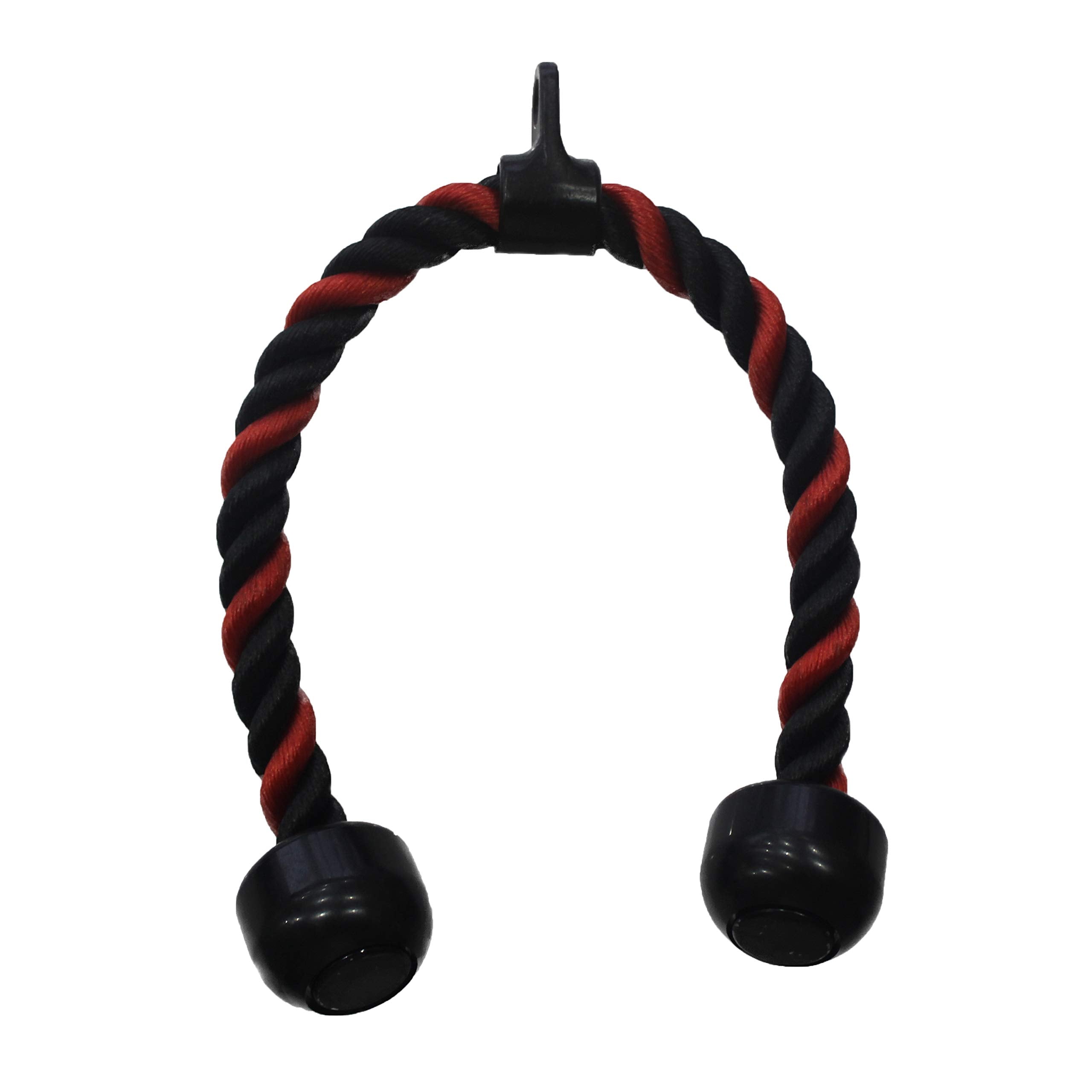 Cap Barbell Deluxe Triceps Rope, Red/Black