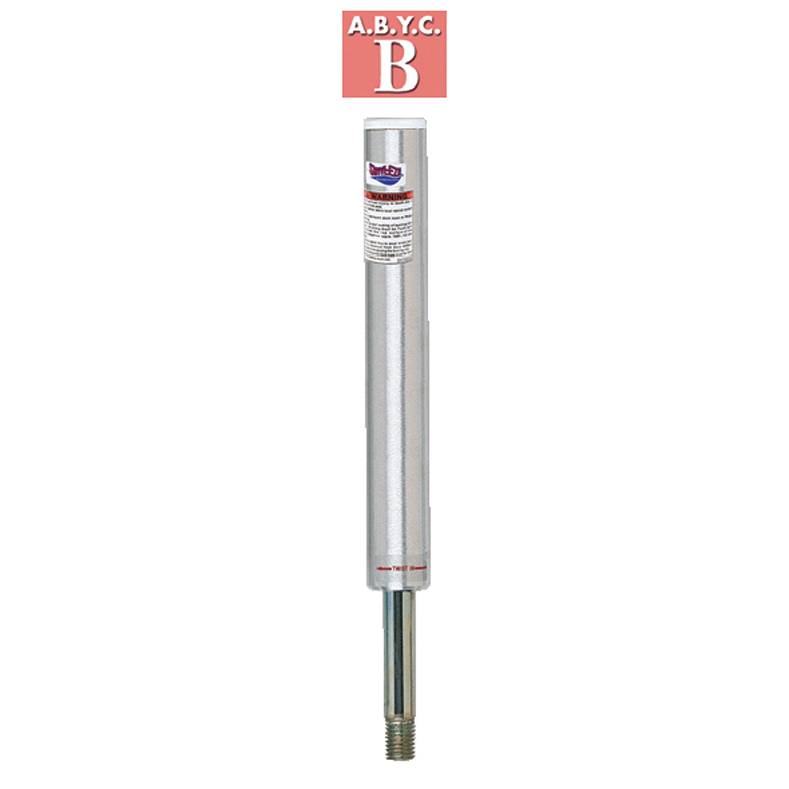 Attwood 2114 Lock'N-Pin 3/4'' Pin Post - Brushed Aluminum, Fixed 11'' Hgt, 1.5'' Dia, Non-Threaded