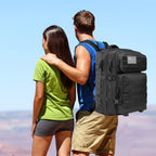 Createy Military Tactical Backpack, Large Army 3 Day Assault Pack 45L Molle Bag Rucksack Bug Out Bag Daypacks With Molle System
