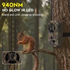 Xjwecavi Trail Camera Wifi 4K 48Mp With Night Vision Ip66 Waterproof 0.1S Trigger Speed And Bundled With 32Gb Memory Card, Card