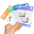 Arena Strength Band Fitness Workout Cards- Instructional Fitness Deck For Resistance Band Workouts, Beginner Fitness Guide For R