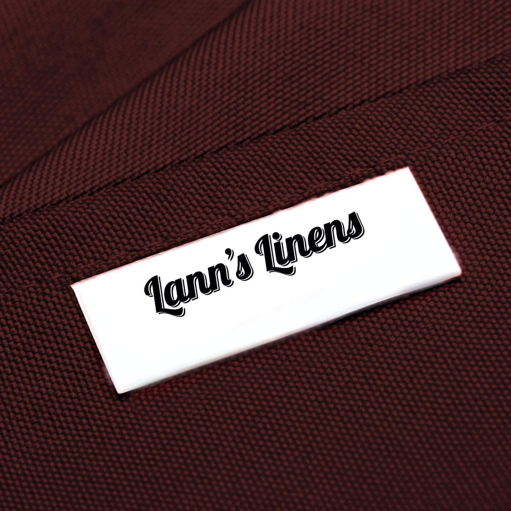 Lanns Linens - 1 Dozen 20 Oversized Cloth Dinner Table Napkins - Machine Washable Restaurantweddinghotel Quality Polyester Fabri