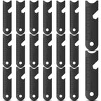 Bbto 20 Pieces Striker Scraper Ferrocerium Steel Rod Striker Flint For Survival Drilled Camping Hiking