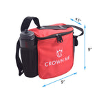 Crown Me Disc Golf Starter Set,Disc Golf Set With 6 Discs, 1 Marker,1 Towel And Starter Disc Golf Bag Fairway Driver
