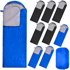 10 Pcs Camping Sleeping Bag For Adults Bulk 4 Season Cold Warm Winter Sleeping Bag For Homeless Waterproof Lightweight With Comp