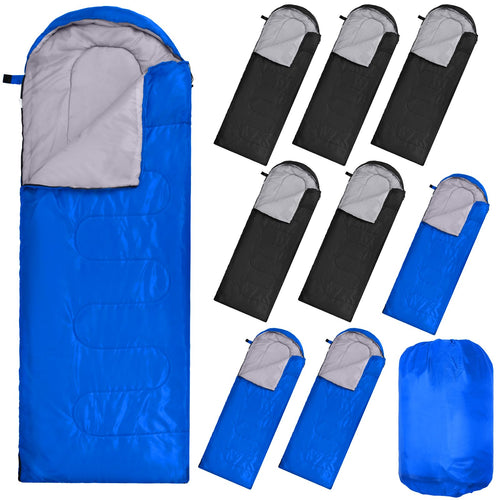 10 Pcs Camping Sleeping Bag For Adults Bulk 4 Season Cold Warm Winter Sleeping Bag For Homeless Waterproof Lightweight With Comp