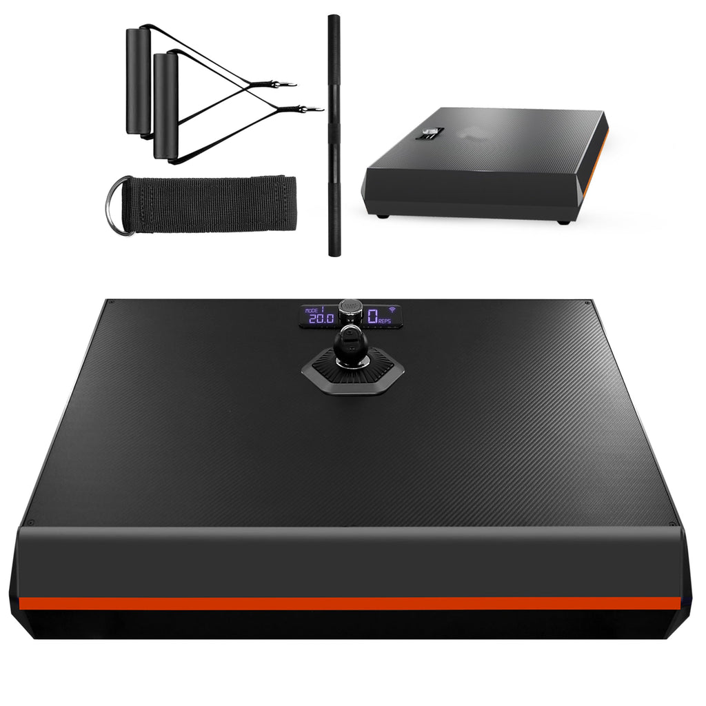Squatz Pluto Fitness Board - Multifunctional Workout Device With Standard, Eccentric, And Isokinetic Training Modes, Wifi And Bl