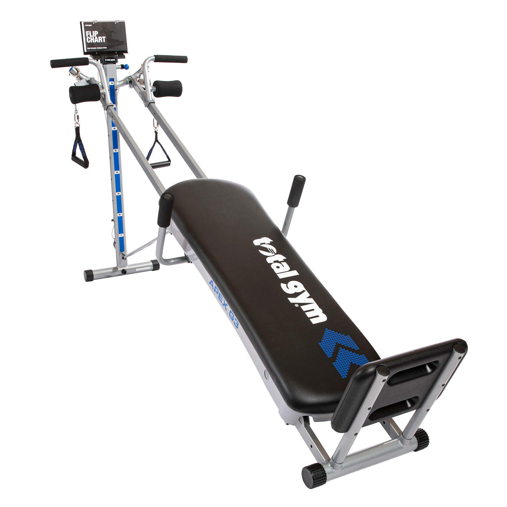 Total Gym Apex G3 Versatile Indoor Home Gym Workout Total Body Strength Training Fitness Equipment With 8 Levels Of Resistance A