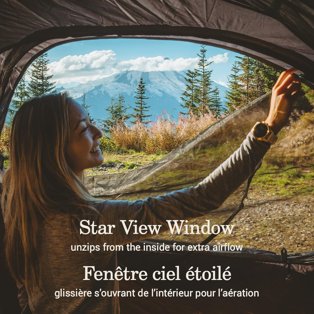 Coleman Backpacking Tent - Weathertec Plus System, Star View Window, Wide Door And Vestibule, 12 Lbs