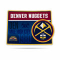 Rico Industries Nba Denver Nuggets State Shape Shape Cut Pennant - Home And Living Room D  Cor - Soft Felt Ez To Hang