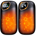 Hand Warmers Rechargeable - Electric Hand Warmers 2 Pack With Led Battery & Temp Display, Ai 4 Levels Heating Portable Electroni