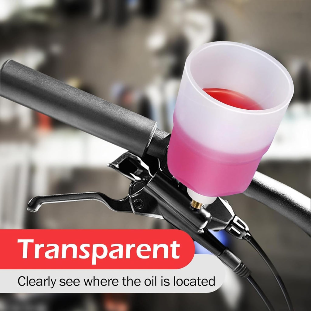 Chumxiny Brake Bleed Kit For Shimano Hydraulic Brakes, Mountain Bike Brake Bleeder Kit Including 300Ml Mineral Brake Fluid, Clea