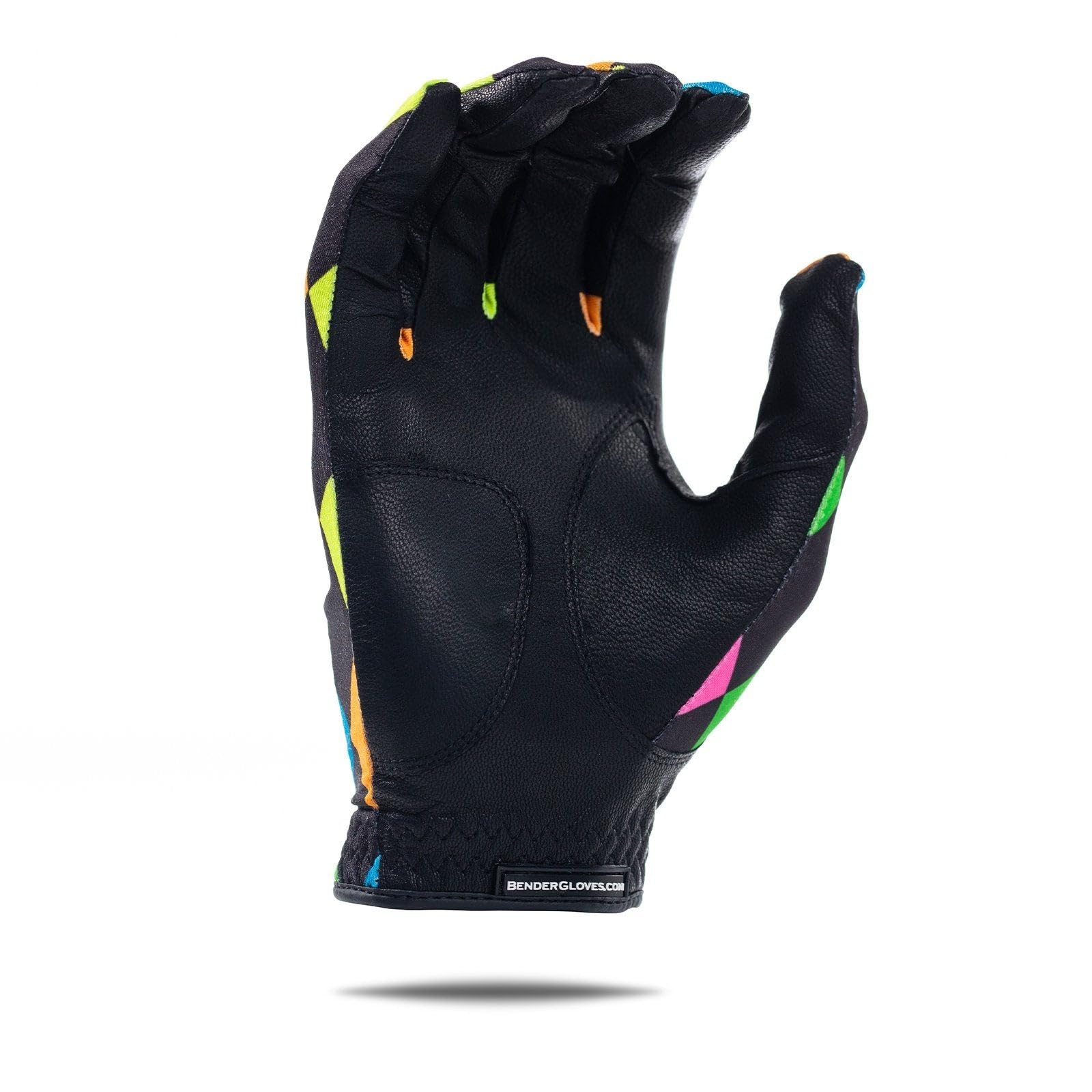 Bg Bender Golf Glove  Wear On Left  (Argyle, Mens Medium)