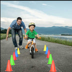 Alyoen 9 Inch Traffic Cones, Plastic Sports Cones, Soccer Training Cones For Outdoor Activity & Festive Events (Sets Of 10/15/ 2