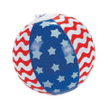 Fun Express Inflatable Patriotic 5 Inch Stars & Stripes Mini Beach Balls (12 Pack)