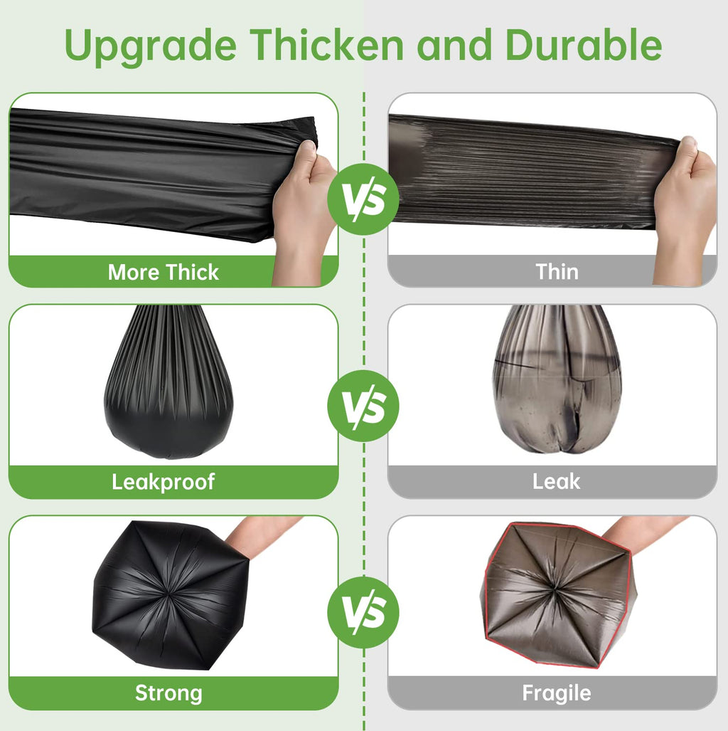 50 Portable Toilet Bags For Camping, 8 Gallon 1.3 Mil Thickened Compostable Toilet Replacement Bags For Portable Potty, Trash Ba