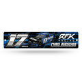 Rico Industries NASCAR Racing Chris Buescher No. 17 Plastic 4 x 16 Street Sign