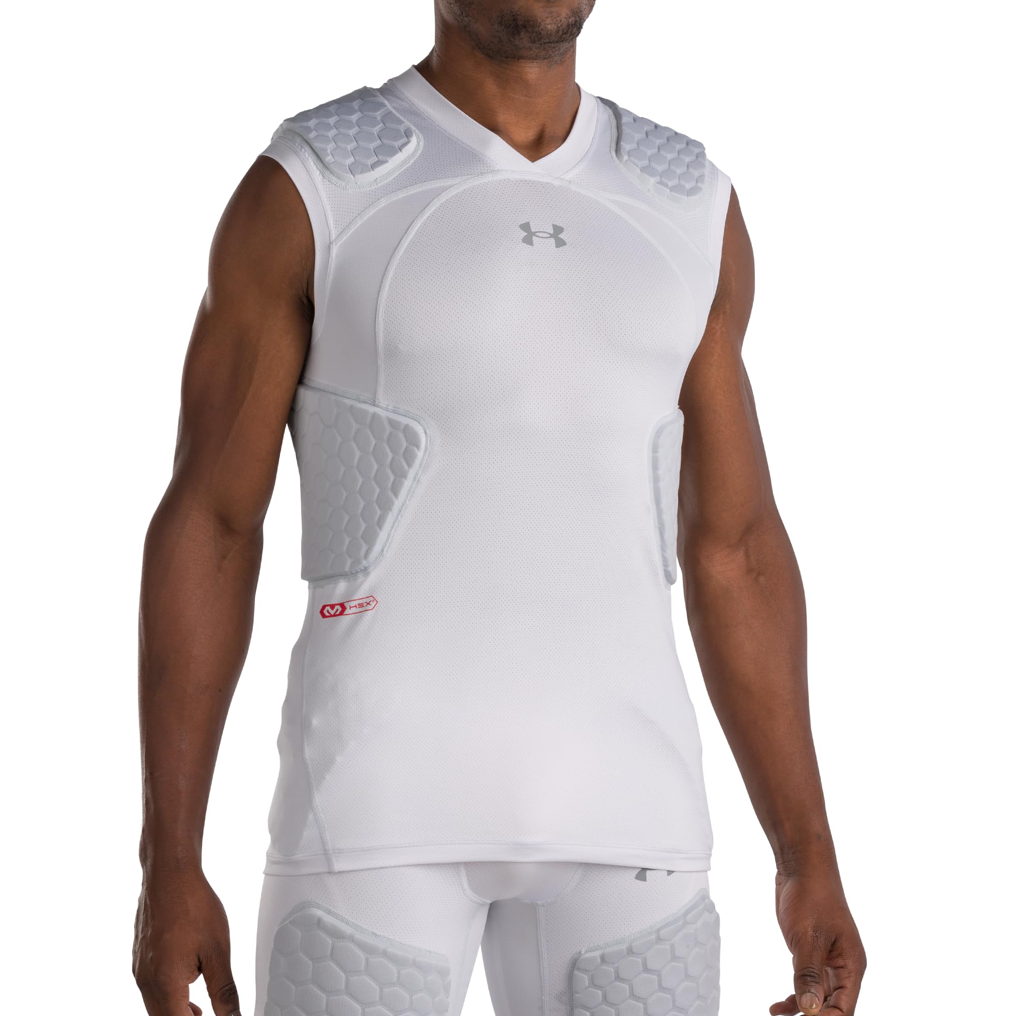 Gameday Armour Pro 5-Pad Top White M