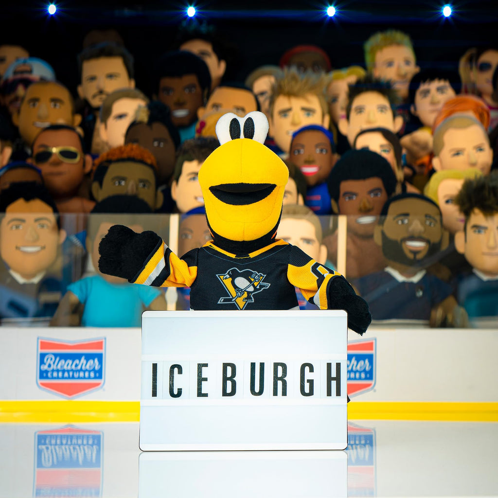 Bleacher Creatures Pittsburgh Penguins Iceburgh 10 Plush Figure- A Mascot for Play or Display