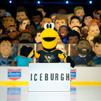 Bleacher Creatures Pittsburgh Penguins Iceburgh 10 Plush Figure- A Mascot for Play or Display
