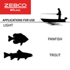 Zebco Kids Wilder Spincast Reel And Telescopic Fishing Rod Combo, 23.5-Inches To 4-Foot 3-Inch Telescopic Fishing Pole, Changeab