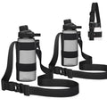 Heyskay 2Pcs Water Bottle Holder With Strap, Handle Strap Sling With Adjustable Shoulder Strap & Carabiner 12Oz-24Oz For Hydro F