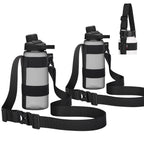 Heyskay 2Pcs Water Bottle Holder With Strap, Handle Strap Sling With Adjustable Shoulder Strap & Carabiner 12Oz-24Oz For Hydro F