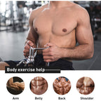 Sentop Diy Straight Bar, Bicep Pull Bar With Soft Hand Grips Weight Machine Accessories Straight Bar For Home Gym Workout (With