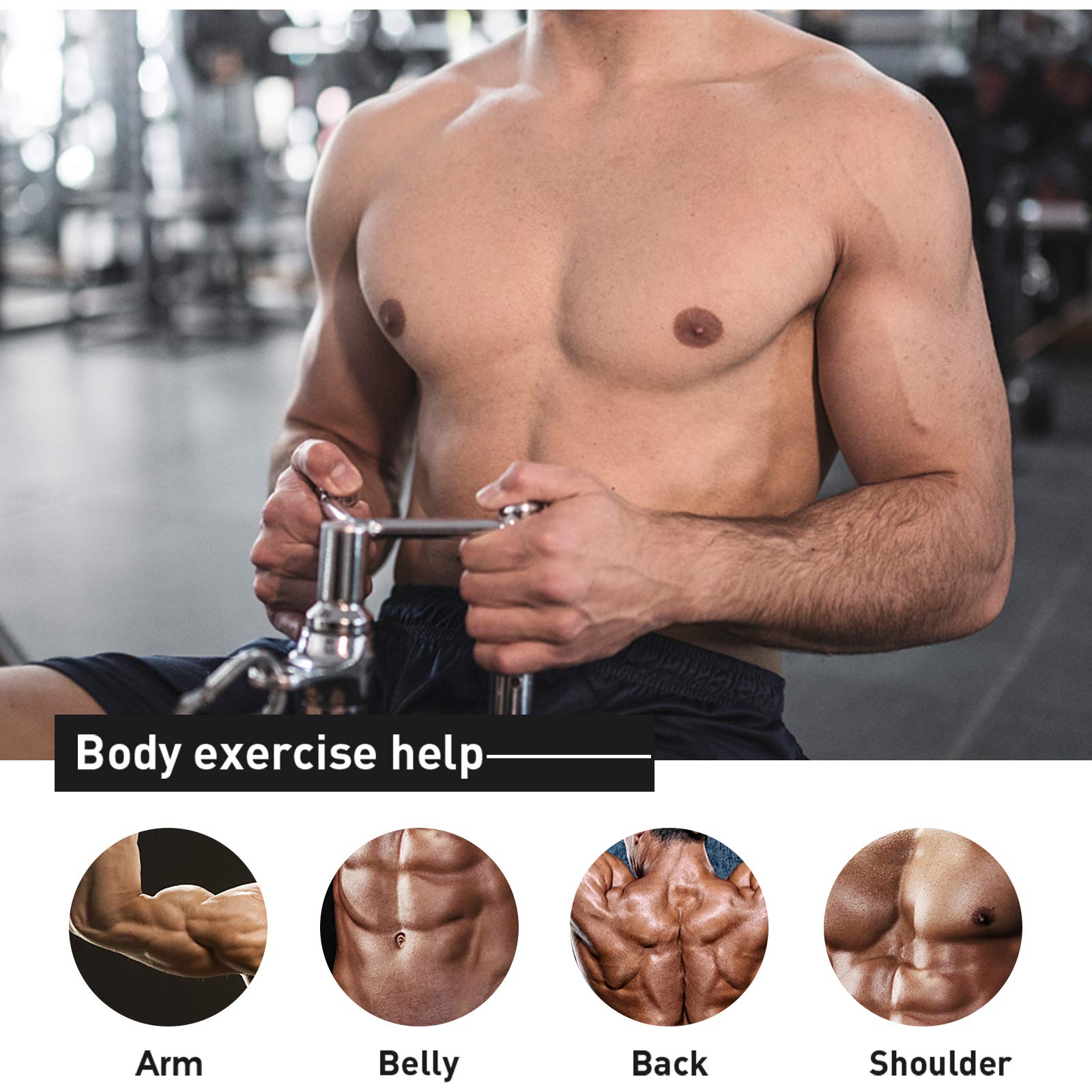 Sentop Diy Straight Bar, Bicep Pull Bar With Soft Hand Grips Weight Machine Accessories Straight Bar For Home Gym Workout (With