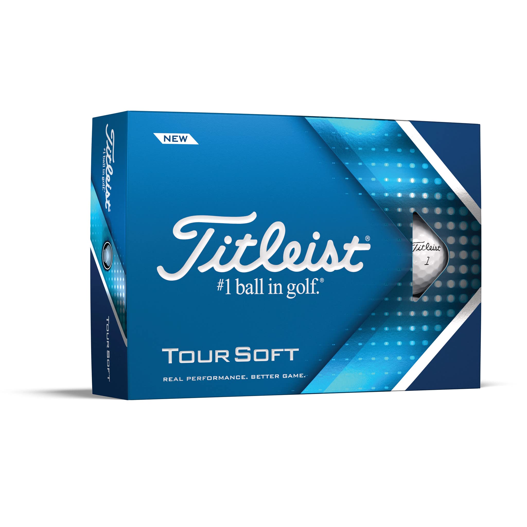 Titleist Tour Soft Unisex T4013S-J Golf Ball, White