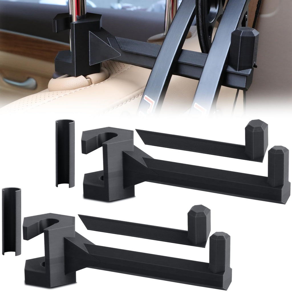 2 Set Bow Hanger for Truck Portable Bracket Bow Buddy Universal Compound Bow Headrest Holder for Vehicle Storage and Hunting Tra