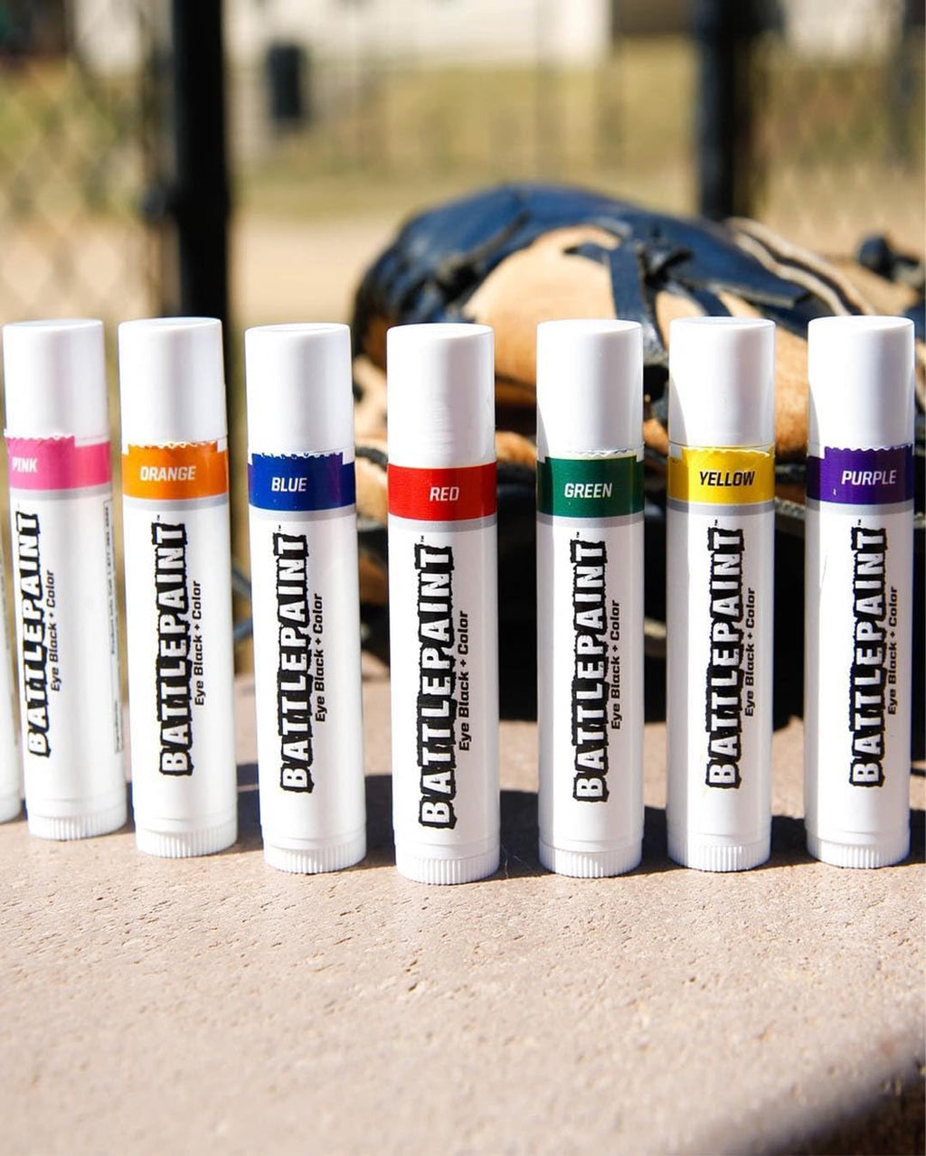 Eyeblack Battlepaint - Bright Colored Under Eye Black Grease For Pro Athletes And Super Fans - Baseball, Softball, Football - 2