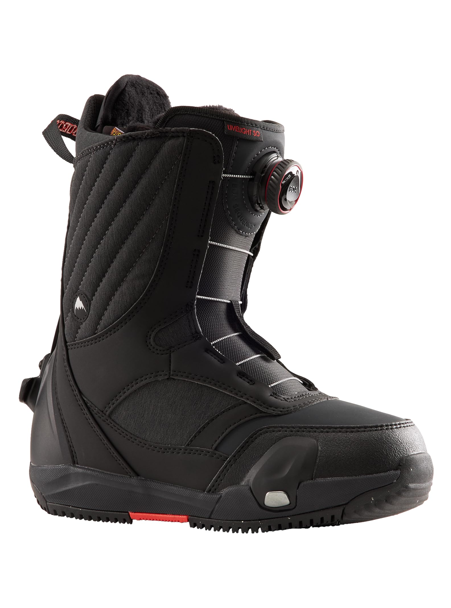 Burton Women's Limelight Step On Snowboard Boots, Black, 6.5