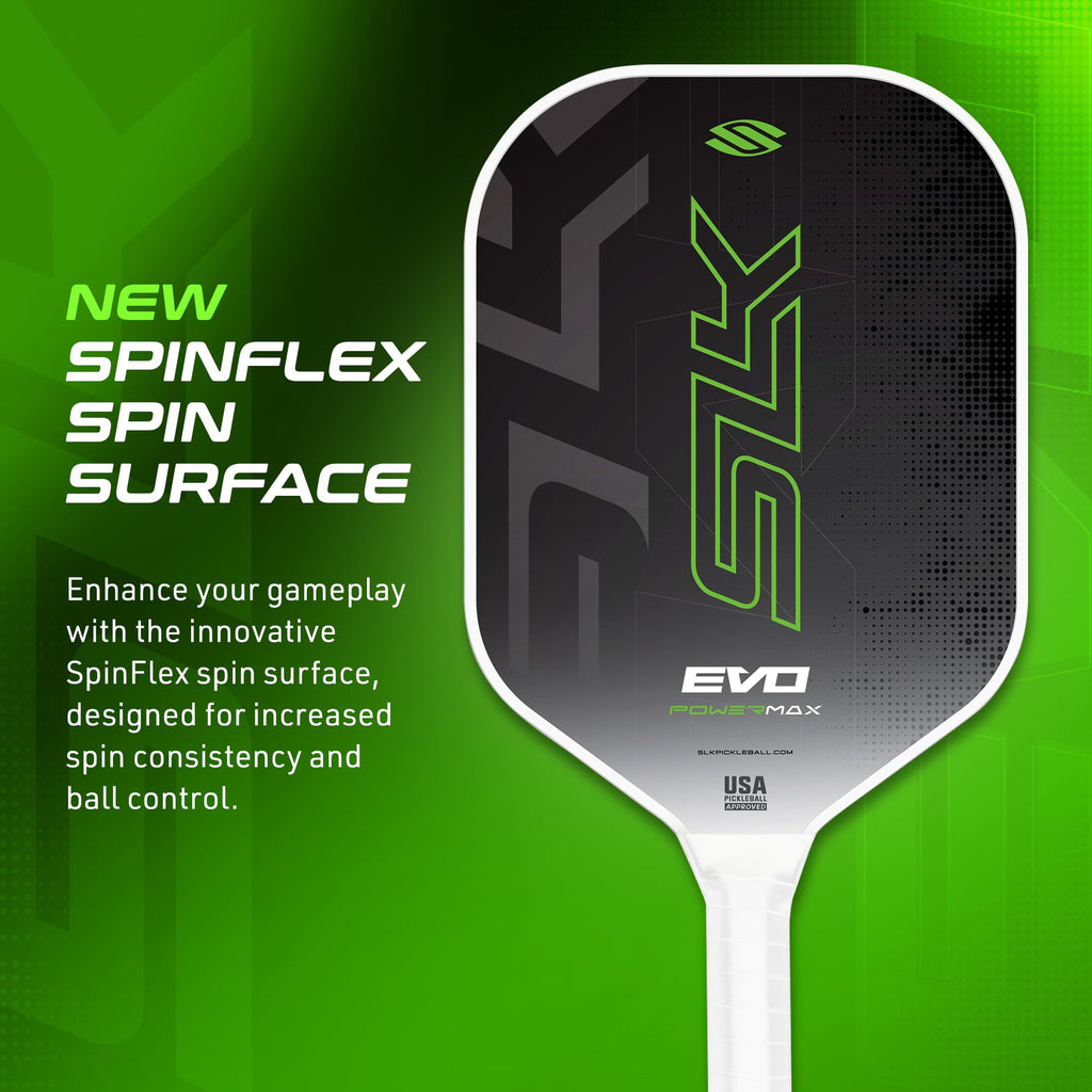 Selkirk Sport Slk Evo Power Max Pickleball Paddle By Selkirk Sport | G9 Power Carbon Fiber Pickleball Paddle With Spinflex Surfa