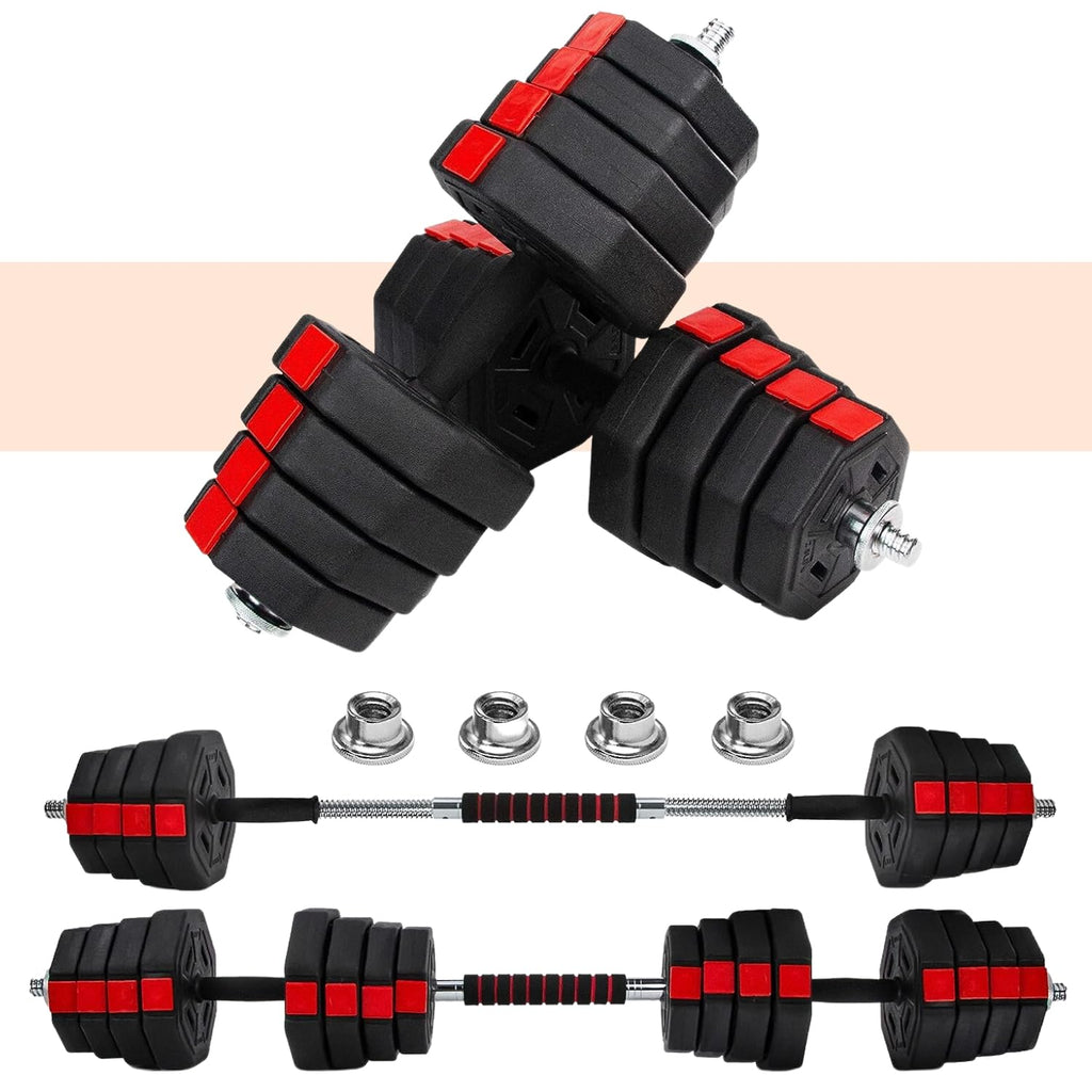 Yes4All Upgraded 44Lbs/66Lbs Pair Adjustable Weights Dumbbells Set, Free Weights Dumbbells Set With Connector And Stainless Stee
