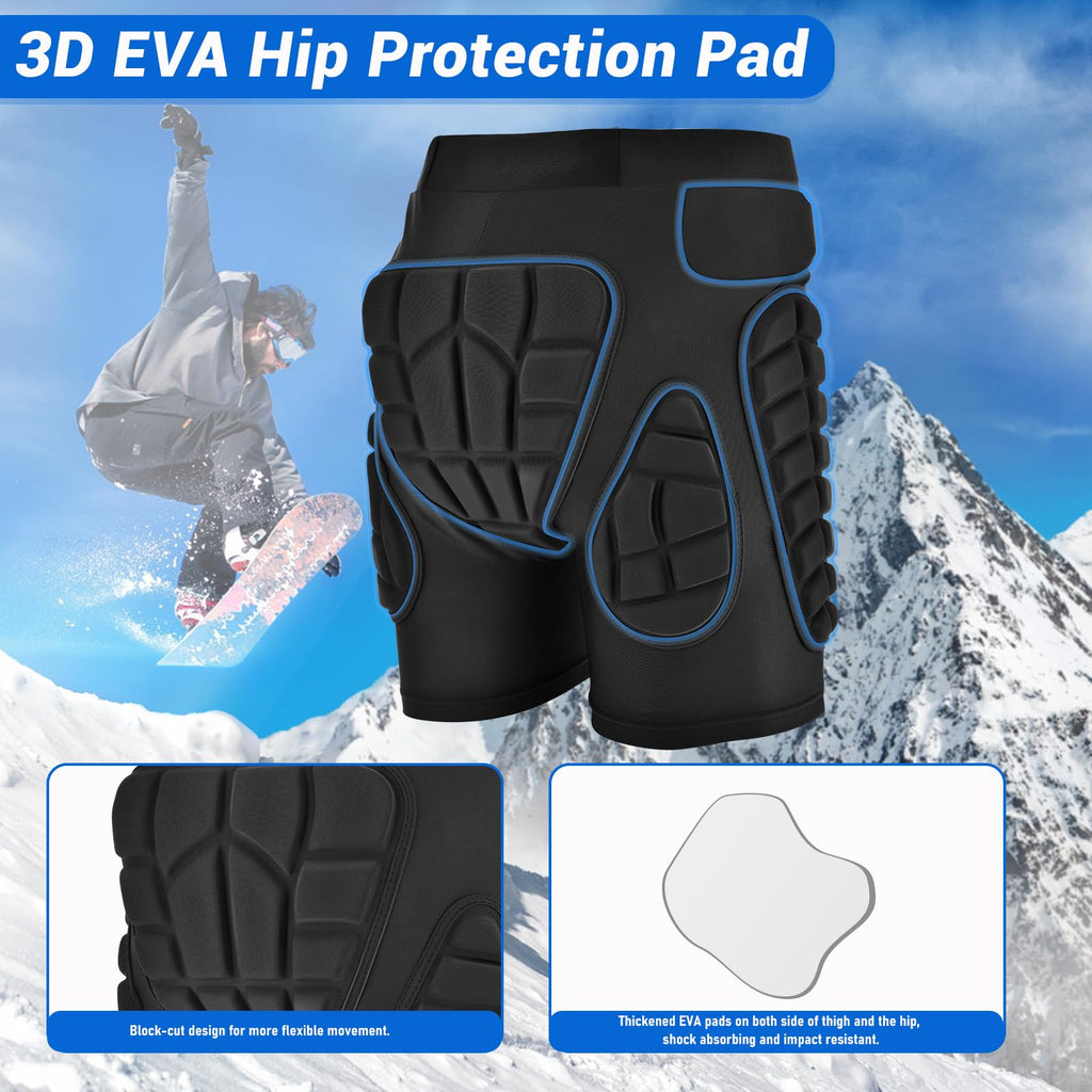 Tom Shoo Hip Protection Pads Shorts Upgrade Hip Pads 3D Eva Hip Protection Pad
