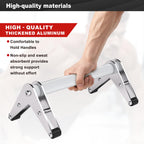 Mochantum Push Up Bar - Heavy-Duty Stainless Steel Pushup Stands with Non-Slip Base, 660LB Capacity, Portable Home Gym Equipment